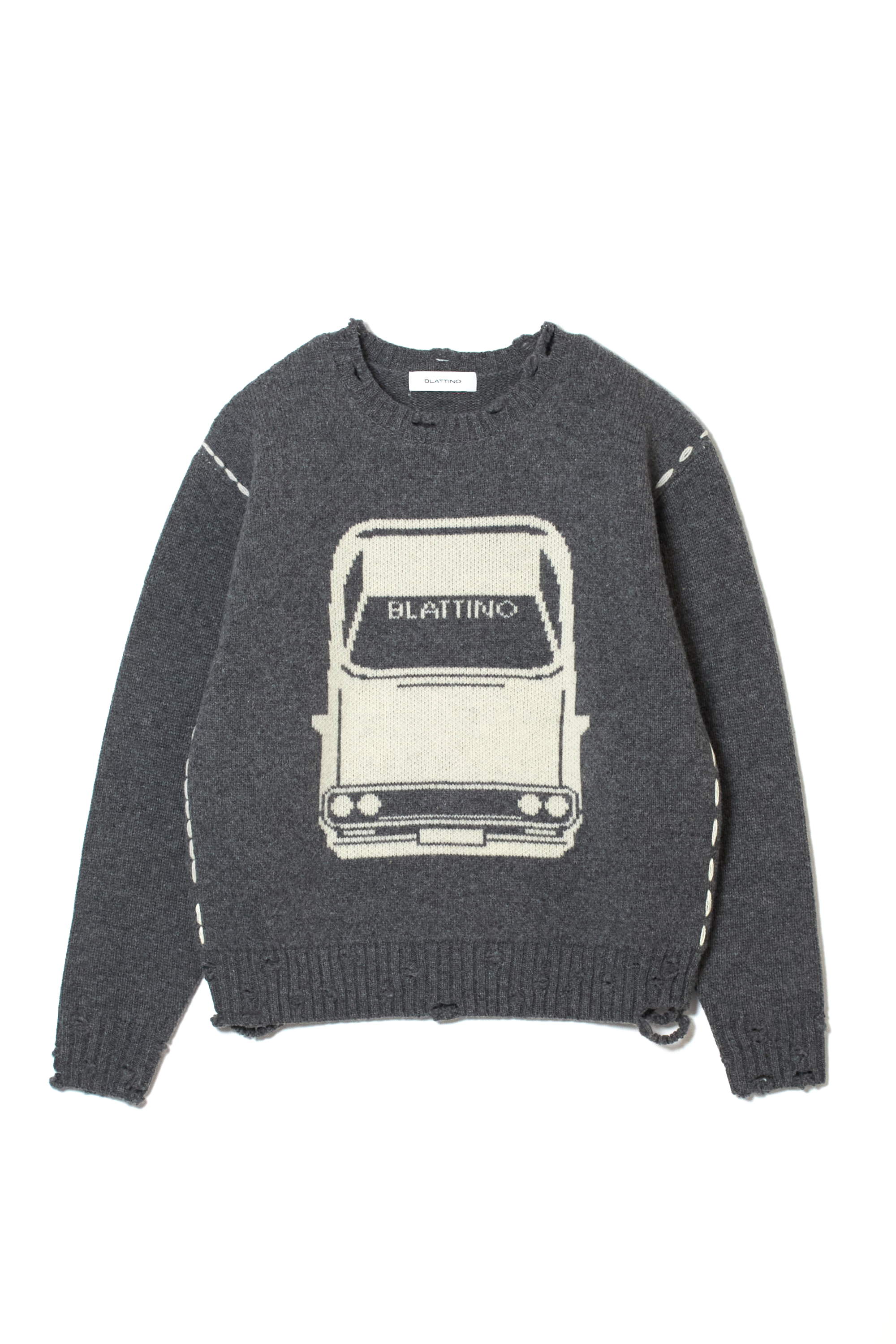 クルーネックセーター